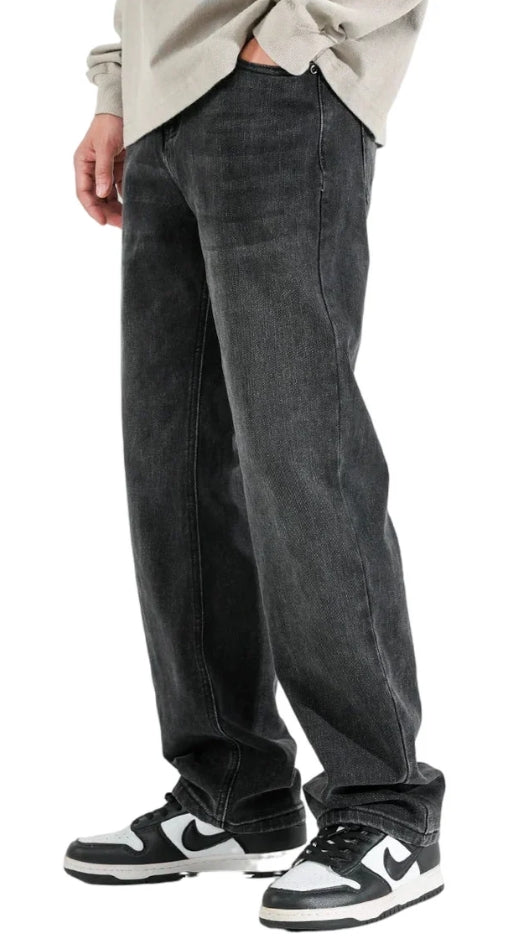 Dark Grey Basic Jeans