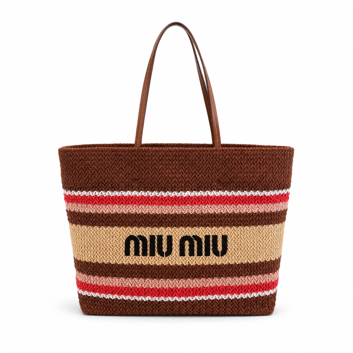 "mi mi" Woven Beach Bag