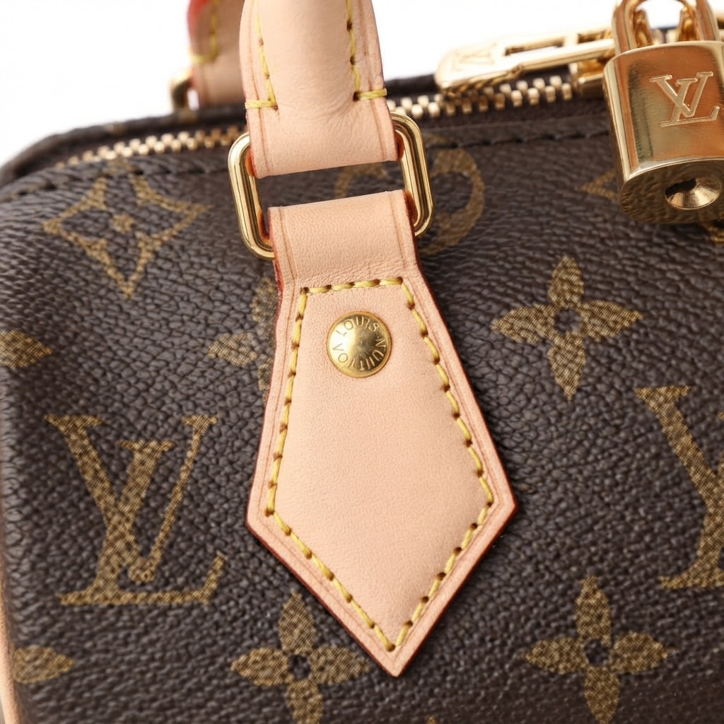 „LV“ Speedy Bandoulière Bag