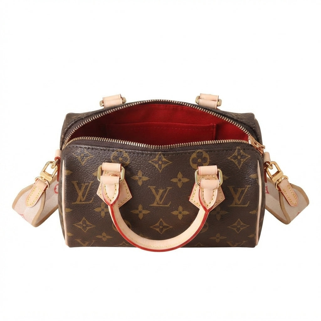 „LV“ Speedy Bandoulière Bag