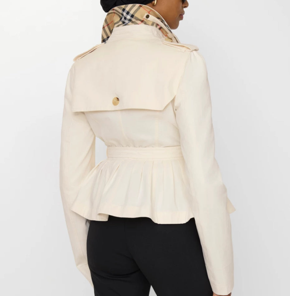 Berry Short Trench Coat